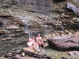 Sitting in Waterfall