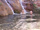 Dip in second pool
